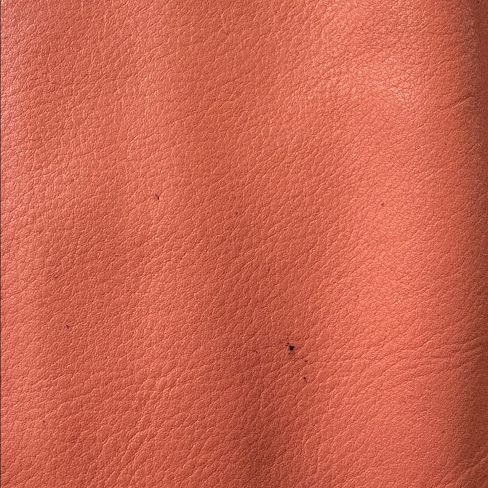 NWT [Leather Skin] Quilted 100% Genuine Leather Moto Jacket in Pink Women’s L - Picture 12 of 15